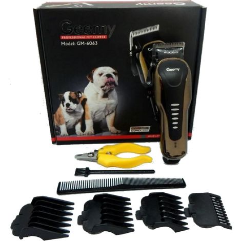 MaxTech - Tosatrice Professionale Per Cani Animali Domestici Ricaricabile Cordless Gm-6063 -