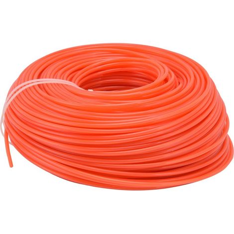 Fil de coupe 3mm pour débroussailleuse, corde nylon ronde pour élimination mauvaises herbes (1/5)