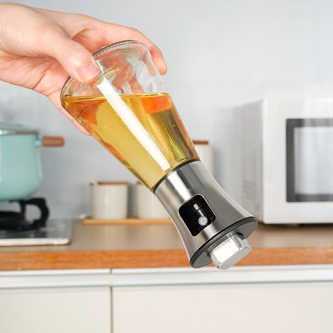 Flacon Pulvérisateur D'huile D'olive En Acier Inoxydable - Accessoires De Cuisine Pour Cuisson Et Grillades En Plein Air