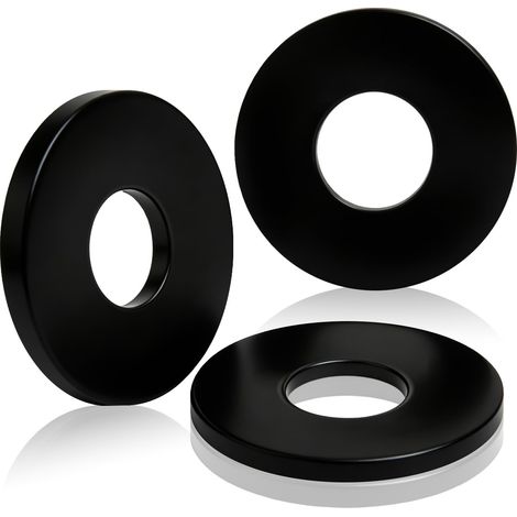 60 Pièces Rondelle Plastique M5x15, Noir Rondelles Nylon Plates Isolation, Joint Plat Rond DIN 9021 / ISO 7093 pour Robinet Tuyau Eau (1/5)