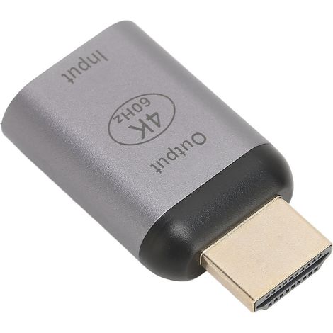 Adaptateur USB-C femelle vers mâle 4K 60 Hz haute vitesse, Plug and Play, interface multimédia USB-C vers HD pour PC, téléphone et tablette. (1/5)