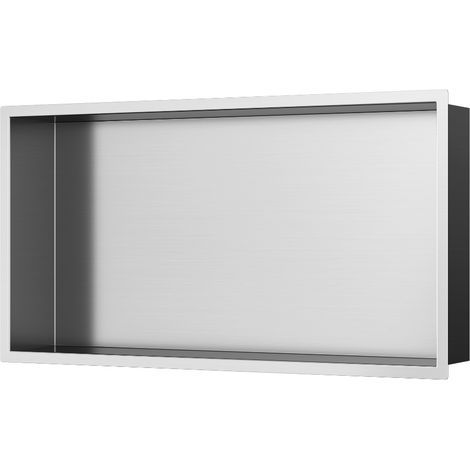 Swiss Aqua Technologies Nicho de Ducha Aurum, acero inoxidable 304, 60x30x10cm, cromo cepillado (SATAURN6030BS) (1/3)