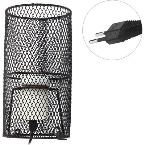 Lampe chauffante en céramique Zoternen pour reptiles avec support anti-chaleur pour tortues, lézards et serpents (1/4)