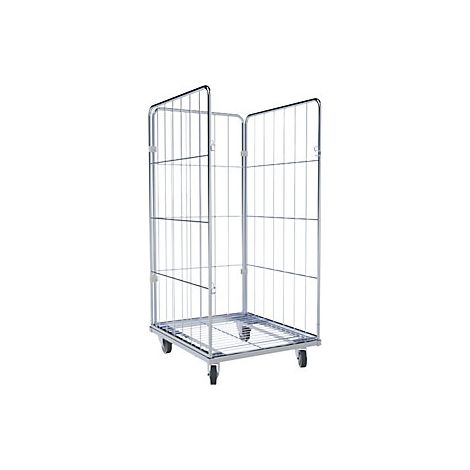 kaiserkraft Carrello per biancheria 3 lati alt x largh x