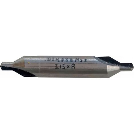 Foret à centrer 2,5/6,3 mm HSS DIN 333 - MB-ZB25/63MM - Métalprofi