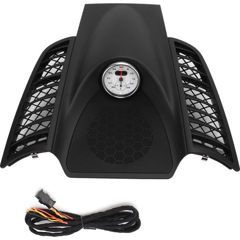 GARRYFIZH Kit cache tableau de bord avec chronomètre noir, pour Porsche Cayenne 2011-2017 (1/5)