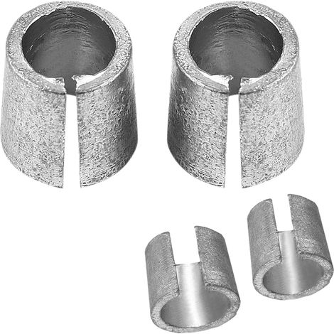 Car Battery Terminal Adapters, 1 Pair Converter Sleeves/Shims for Positive & Negative Posts. Fits Standard SAE Posts, Extends or Reduces Post Size for Secure Connection. (1/5)