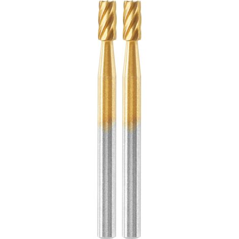 DREMEL 2 Frese ad alta velocitC al titanio 3,2 mm cilindrica (194DM) 26150194DM DREMEL MAX