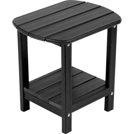 Garden Table, 40 x 40 x 30 cm Outdoor Table, Small Coffee Table, Balcony Table with Slatted Top for Balcony, Garden, Terrace (1/5)