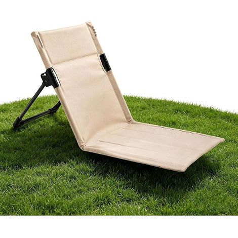 Chaises longues pliantes pour l'extérieur Siège Sol Léger Pour Camping Extérieur Avec Dossier Chaise longue Pour Bronzage au Bord de la Piscine, Pelouse, Natation, Jardin, Voyages en Voiture, Pi (1/5)