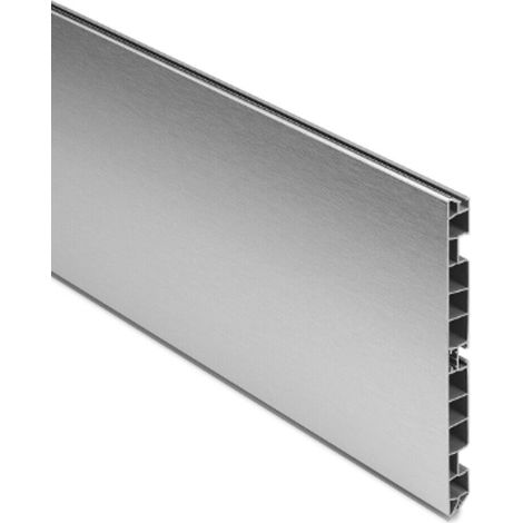 Zoccolo e accessori per cucina e mobili in alluminio varie altezze e lunghezze dimensione disponibile: h 15 x 300 cm