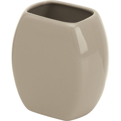 PORTASPAZZOLINO IN CERAMICA TORTORA (1/2)
