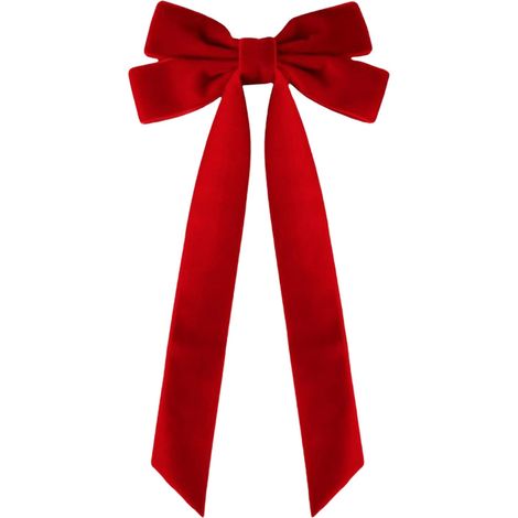 Ribbon Bow - Velours - Décoration De Noël Pour Arbre À Cadre Porte Couronne - Lot De 1 (1/5)