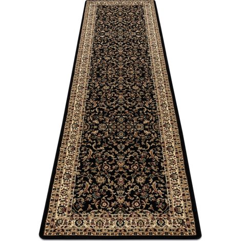 Teppich, Läufer ROYAL ADR modell 1745 schwarz - Halle, Korridor black 80x200 cm