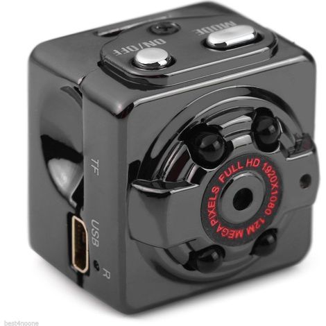 Mini Spy Camera, HD 1080P with Wireless Surveillance and Motion Detector Infrared Night Vision Pocke (1/5)
