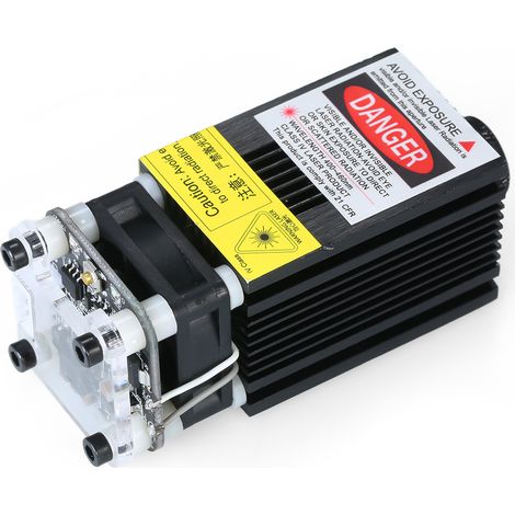 Module laser bleu EleksMaker 500 mW 405-445 nm, modulation TTL/PWM 2,54-3 broches, pour graveur laser DIY (1/2)