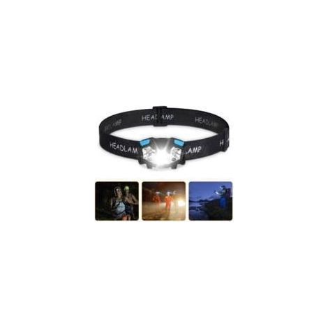 pair Lampe frontale à LED, lampe de travail à LED 5 000 lumens, détecteur de mouvement, lampe de travail étanche rechargeable par USB, 5 modes d'éclairage (1/5)