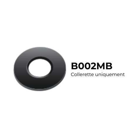 Collerette Noir Mat ronde magnétique pour ONE TELES ANDRO - B002MB - SOLUM