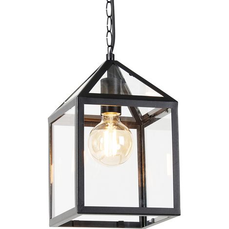 Smart Outdoor Pendant Black IP23 incl. Wifi G95 - Amsterdam (1/5)