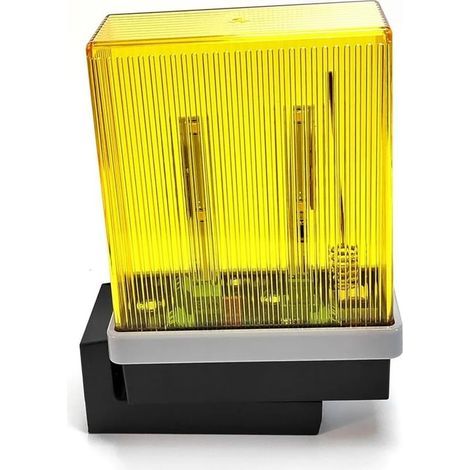 Luce lampeggiante di sicurezza a LED per apriporta scorrevole da garage, allarme luminoso 12V-265V AC/DC [Classe energetica A] (1/5)