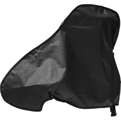 Housse de timon - Housse de caravane - 87 x 62 cm - Housse de protection universelle pour attelage - Étanche - PVC - Avec cordon de serrage - Anti-poussière - Protection UV - Pare-brise - Pour caravan (1/5)