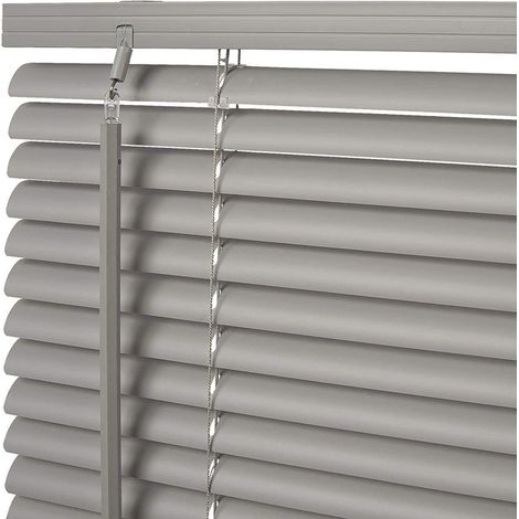 TRADE SHOP - Set 2 Pz Tenda Veneziana 80x160cm In Pvc Con Asta Casa Parasole In 2 Colori 015554 -