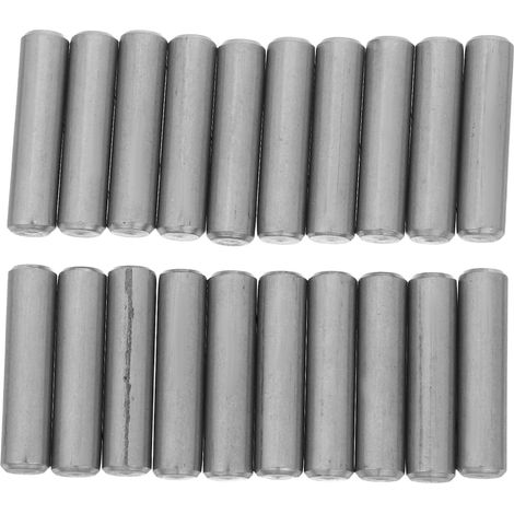 Lot de 20 Goujons Cylindriques M6x25 en Acier Inoxydable Chevilles Métalliques pour Meubles, Supports D’étagères Robustes, Pièces de Verrouillage pour Échafaudage et Fixation (1/5)