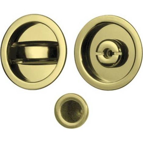 KIT MANIGLIE TONDO PORTA SCORR ORO
