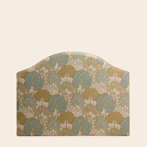 Tête de lit tapissée en Tapissée en jacquard motif Forêt CEPHEE