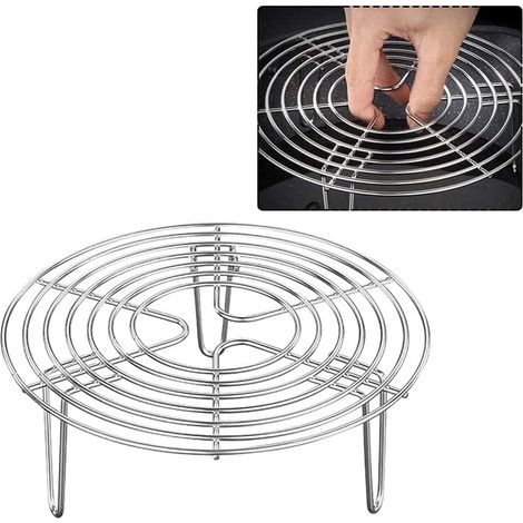 Cuisson À La Vapeur Rack,Grille De Cuisson Ronde à Vapeur en Acier Inoxydable Grilles De Refroidissement pour La Cuisson Au Refroidissement À La Vapeur
