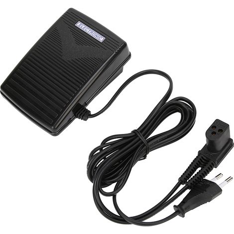 Pedal de 220 V con cable de alimentación para máquina de coser Singer 974 (enchufe europeo)