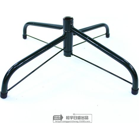 Grünes Eisen-Dreibeingestell für Weihnachtsbäume (30/35/40/45/50/60 cm), Metallfuß, 40 cm. (1/4)