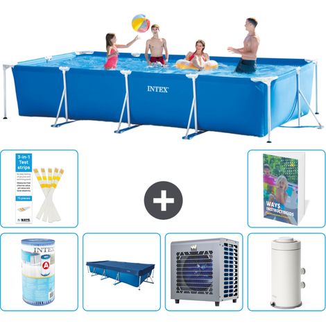 Intex Piscina con struttura Rettangolare - 450x220x84 cm - 7-pezzi  S38 (1/5)