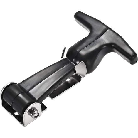 4,96-Zoll-Gummi flexible SUS304 Edelstahl T-Griff Zugriegel pour Golfwagen et Werkzeugkasten (1/3)