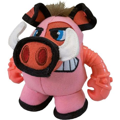 Set 3 pezzi Gioco Pelouche Warriorspigo 18x12x12cm. (1/3)