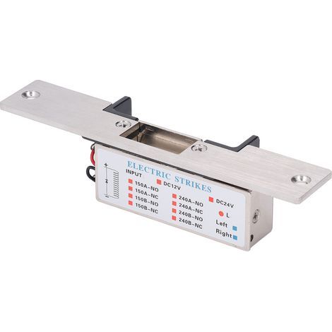 Fail-safe electric strike (NC mode) for 12V cylindrical access control system (1/5)