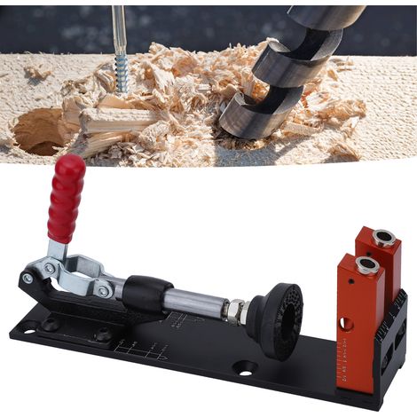 Führungsschienen-Set für Holzbearbeitung mit Winkellochpositionierer (1/5)