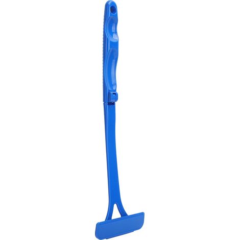 Rasoir manuel dos anti-polis pliable bleu, épilateur corps aisselles, outil de rasage sans fil, format voyage, 1 pièce (1/5)