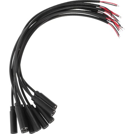 Lot de 10 Câbles Audio Mono 3,5 Mm Femelle à Fils Câble pour Écouteurs et Haut-parleurs pour Réparation Audio Accessoire Compatible Prise Casque Jack Solide Usage Portable (1/5)