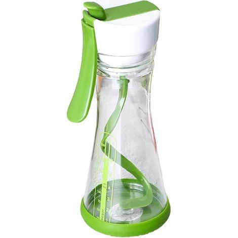 Shaker à vinaigrette, mélangeur à huile et vinaigre, récipient mélangeur pour vinaigrette maison, shaker à vinaigrette étanche avec balance intégrée (1/5)