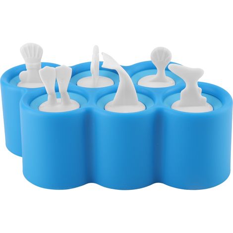 Moule à glace en silicone en forme de poisson, moule à sucettes glacées à faire soi-même. (1/5)