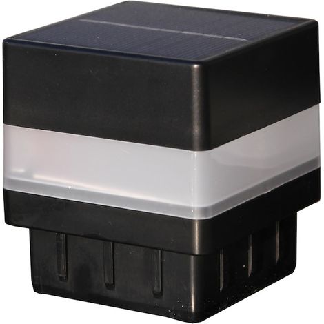 LED-Pfostenkappe 2er Set f.Vierkant-Eckpfosten 60x60mm