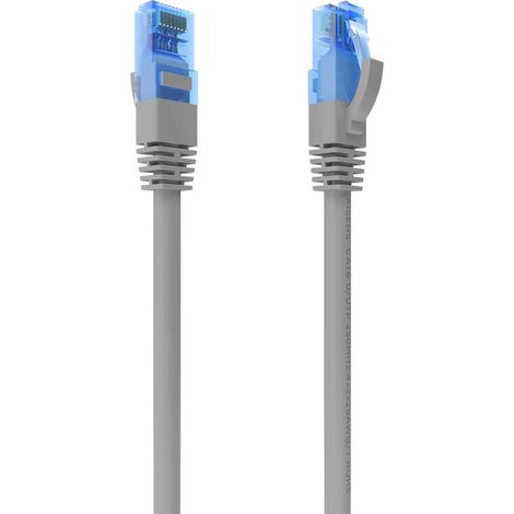 Cable De Red Latiguillo RJ45 Cat.6 UTP AWG26 CCA, Gris, 0.5 m (1/4)