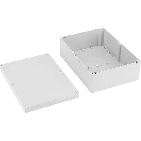 Boîtier de jonction en plastique blanc résistant à l'eau, 263 x 185 x 95 mm, pour projets de bricolage (1/5)