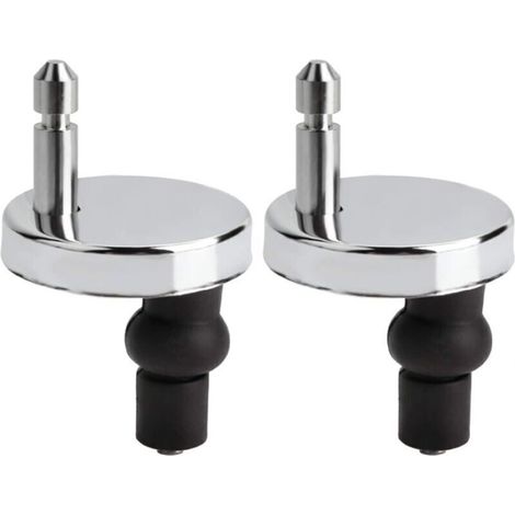 Set mit 2 universellen WC-Sitzbefestigungen, Klapp-WC-Sitz, WC-Deckel, WC-Sitzbefestigungen, Ersatz-WC-Sitzbefestigungen, WC-Sitzbefestigungen
