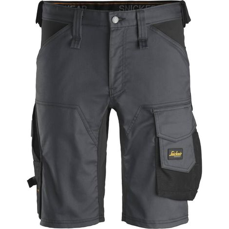 PANTALONE CORTO STRETCH ALLROUNDWORK TG. 50 ACCIAIO
