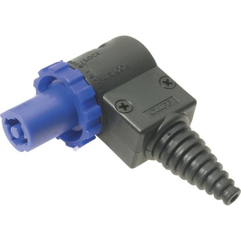 Cliff FCR20663 Netz-Steckverbinder FC Stecker, gewinkelt Gesamtpolzahl: 3 + PE 20 A Blau 1 St.