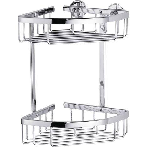 Tesa ALUXX estantería de esquina aluminio plata brillante (1/3)