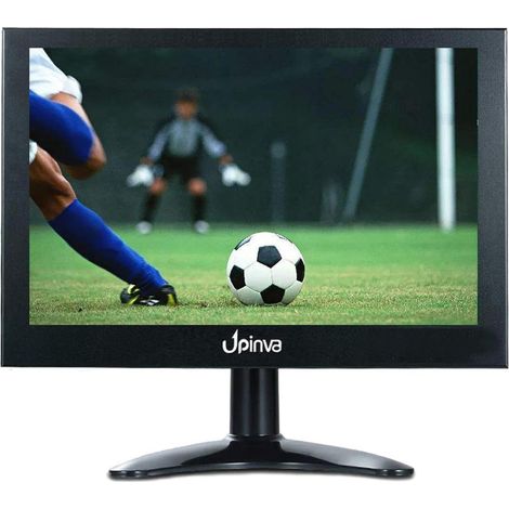 Moniteur pour moniteurs de 10,1 pouces avec couvercle en métal avec port USB AV VGA BNC de surveillance pour les bureaux à domicile Écran HD 1280 x 800 avec haut-parleur (1/5)