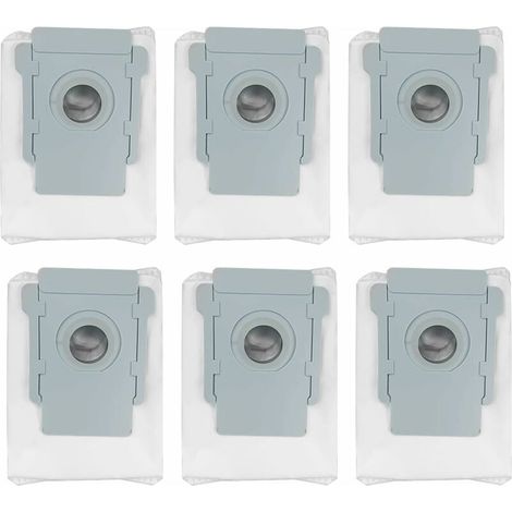6 Pièces Sacs à Poussière Pour Aspirateur iRobot Roomba i3 i3+ i4+ i7 i7+ J7+ S9 S9+ Clean Base Sac à Poussière de Rechange pour élimination Automatique de la Saleté - Station d'aspiration automatique (1/5)